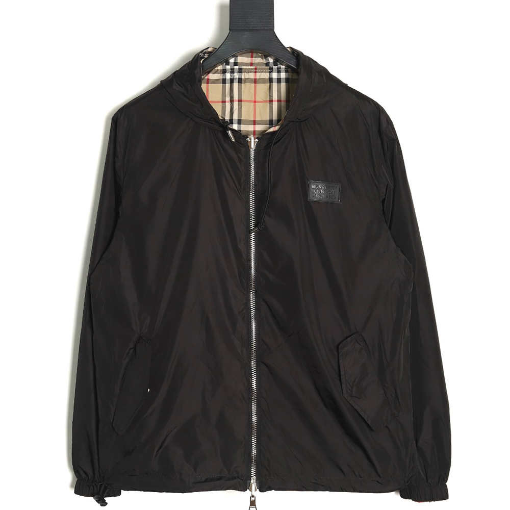 Burberry patchwork small check double-faced jacket