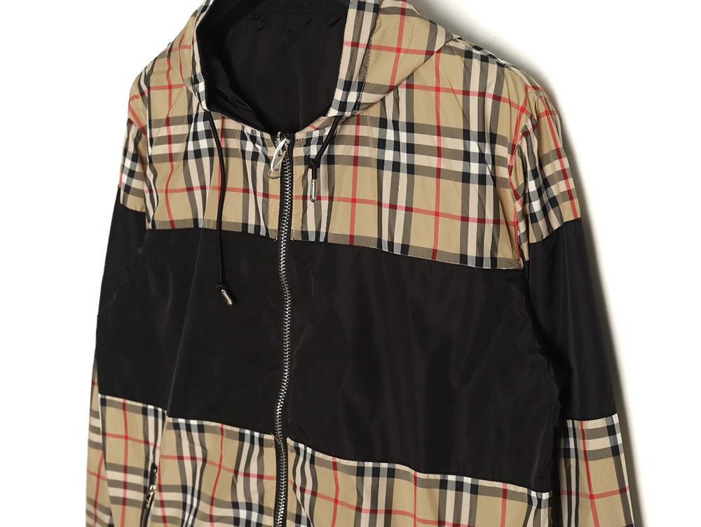 Burberry patchwork small check double-faced jacket