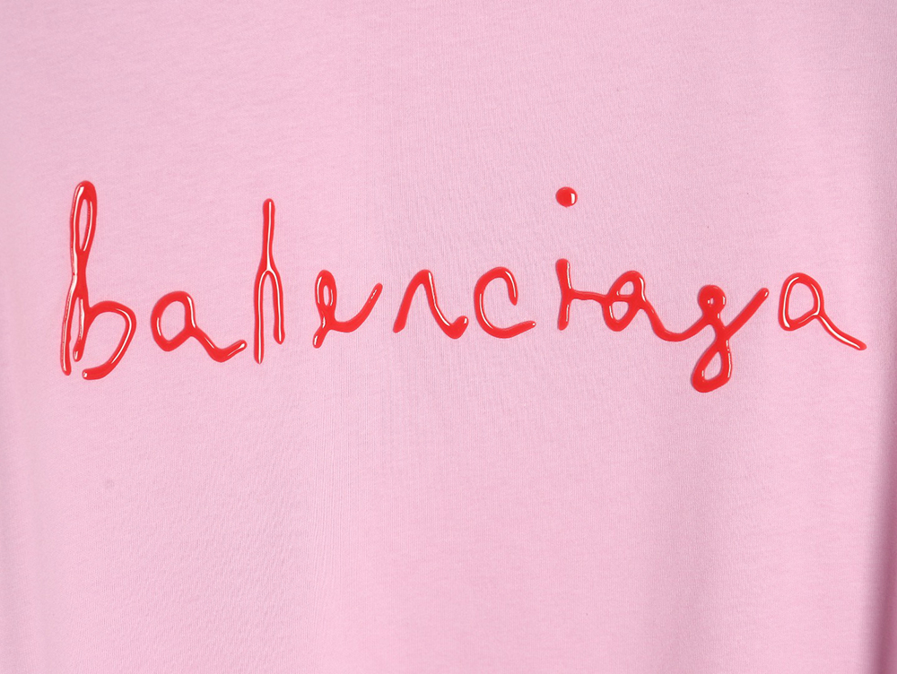 Balenciaga solid color heart short-sleeved T-shirt