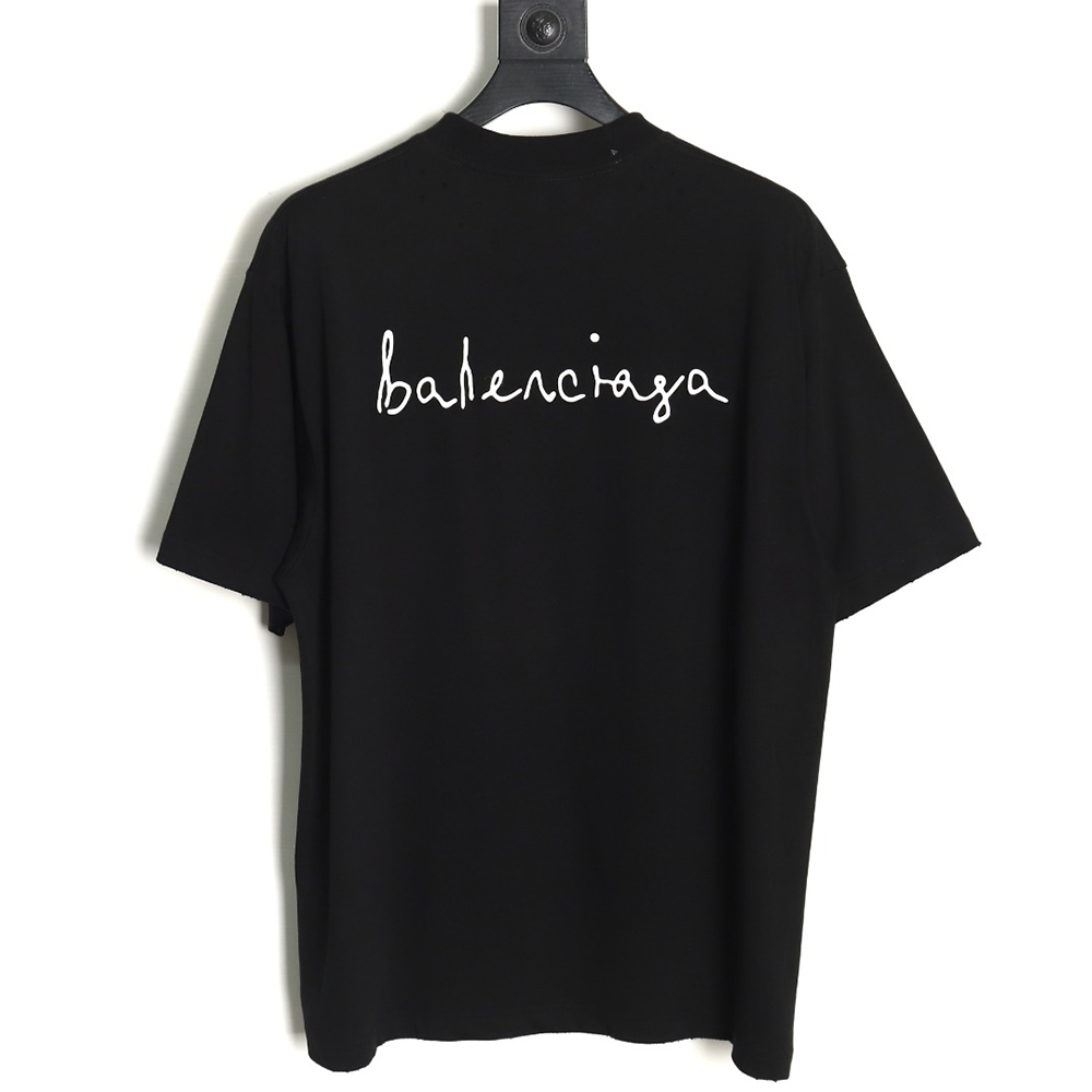 Balenciaga solid color heart short-sleeved T-shirt TSK1