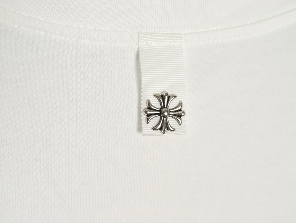 Chrome hearts hardware cross pendant long-sleeved T-shirt