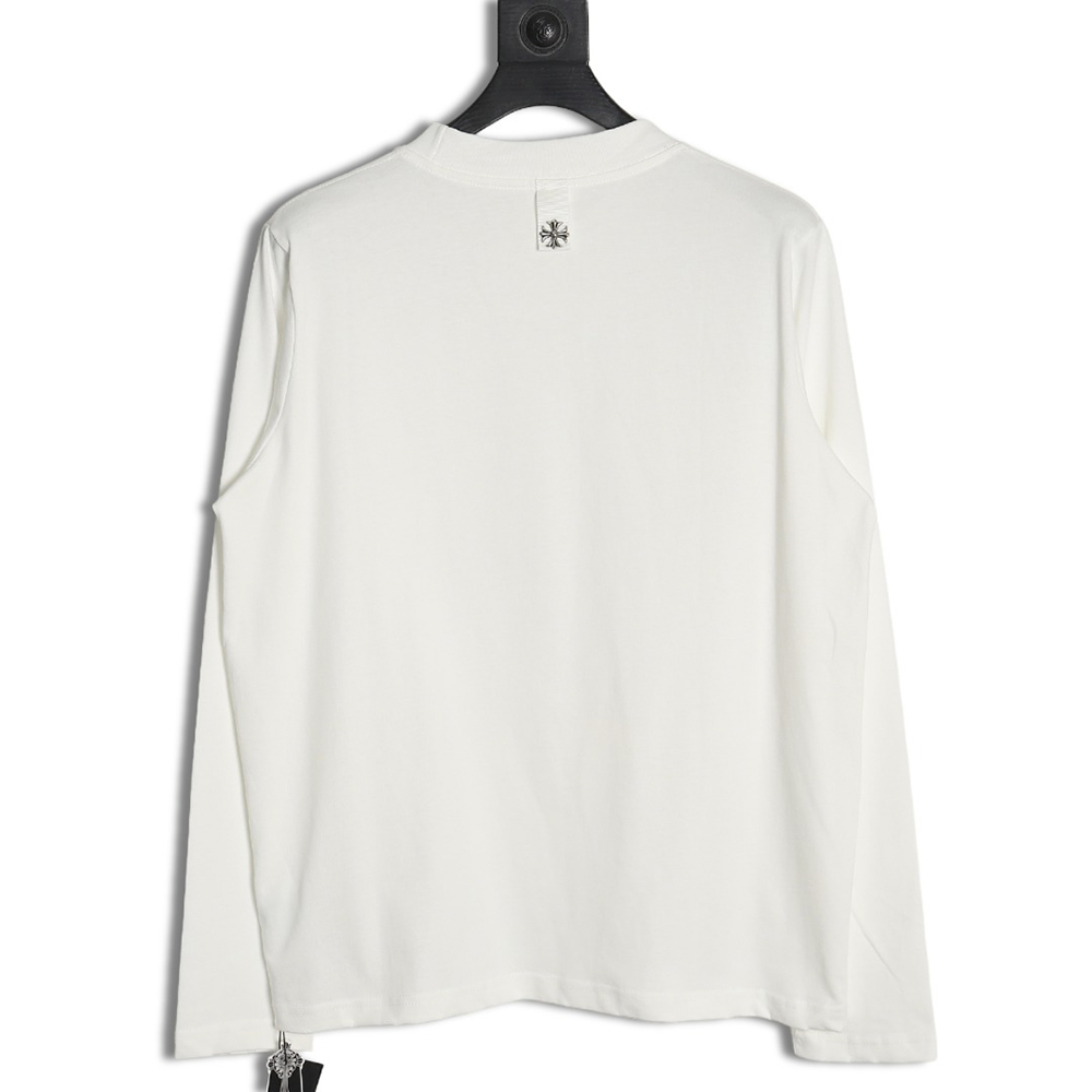 Chrome hearts hardware cross pendant long-sleeved T-shirt