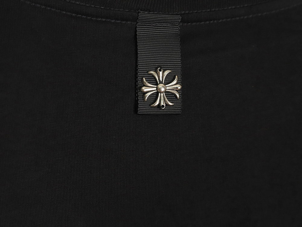 Chrome hearts hardware cross pendant long-sleeved T-shirt TSK2