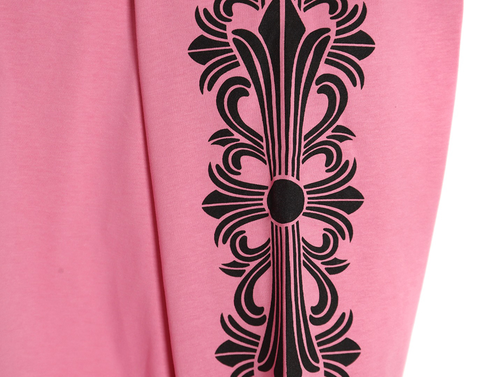 Chrome hearts cherry pink horseshoe long sleeves