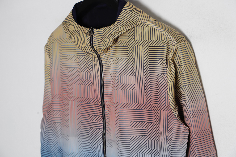 Fendi gradient reversible jacket with hood