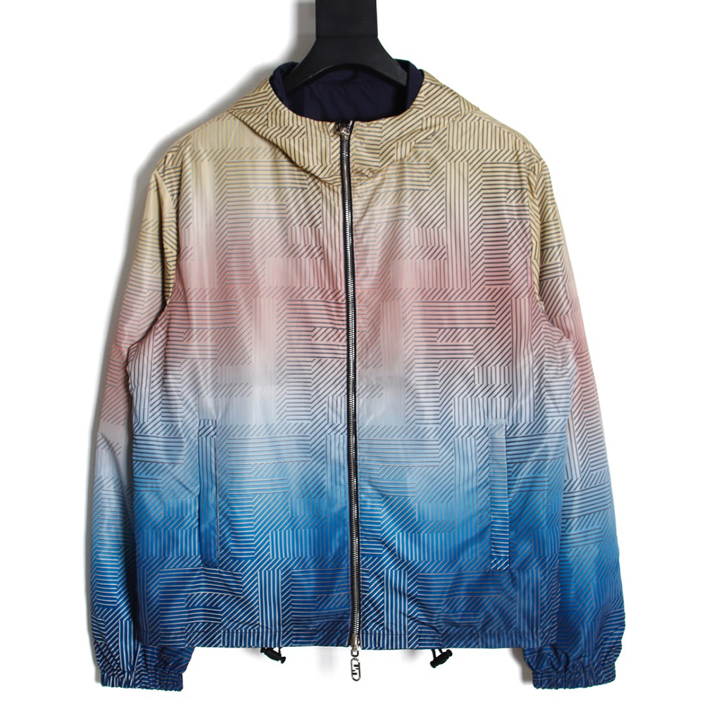 Fendi gradient reversible jacket with hood