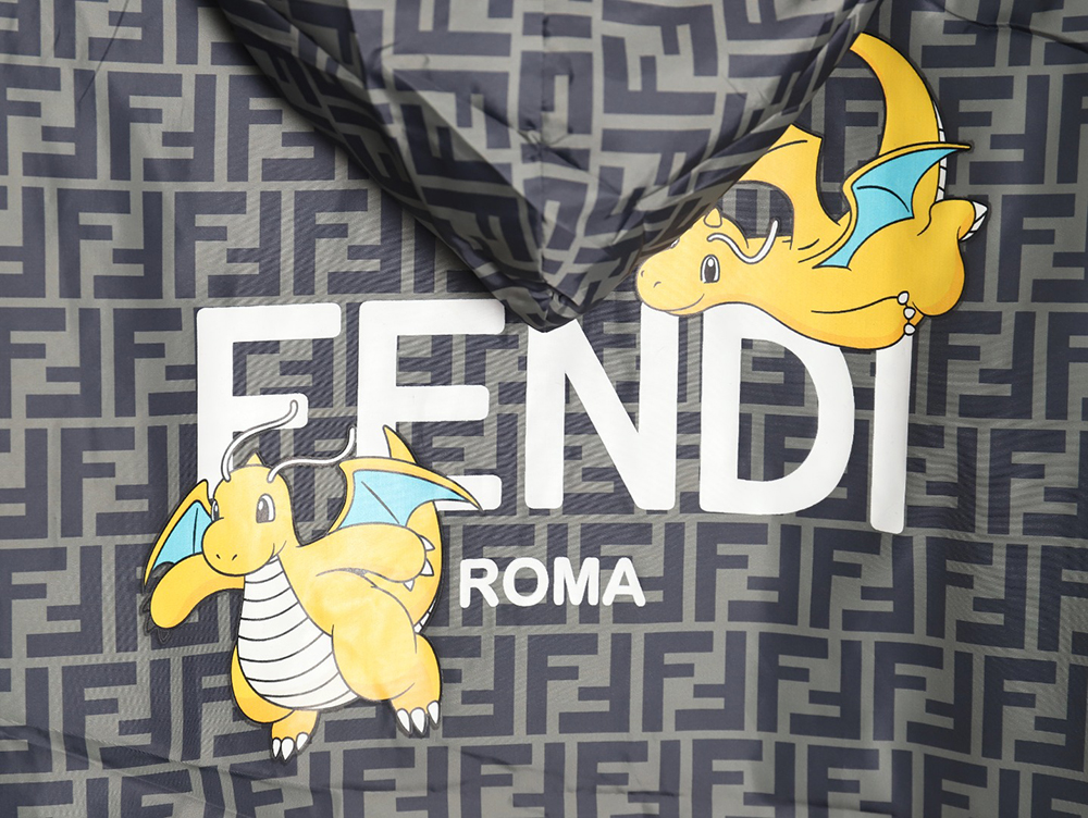 Fendi x FRGMT & Pokémon co-branded Charmander sun protection jacket