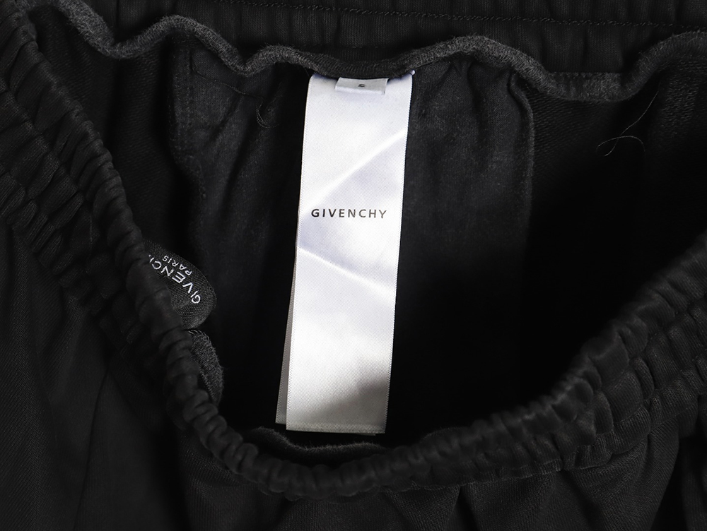 Givenchy washed destroyed print shorts