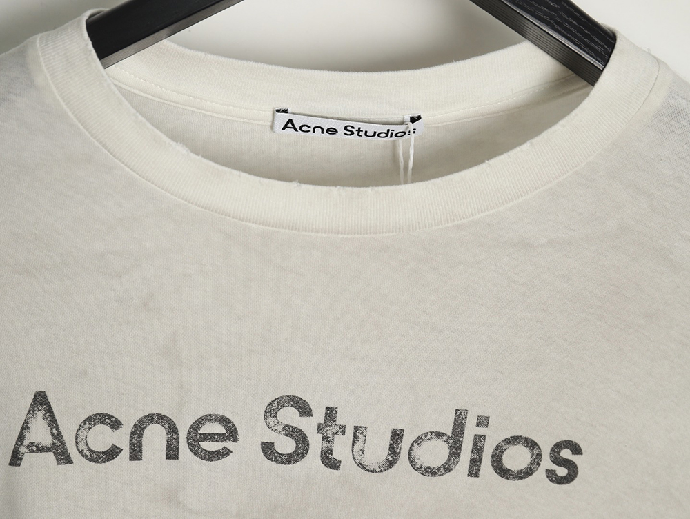 Acne studios 1996 sandblasted distressed washed long-sleeved T-shirt TSK1