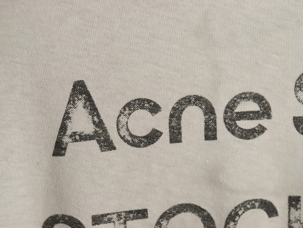 Acne studios 1996 sandblasted distressed washed long-sleeved T-shirt TSK1