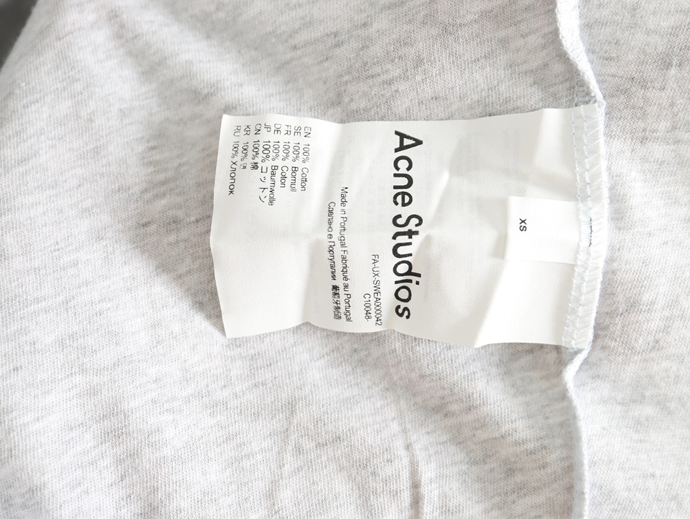 Acne studios 1996 sandblasted distressed washed long-sleeved T-shirt TSK2