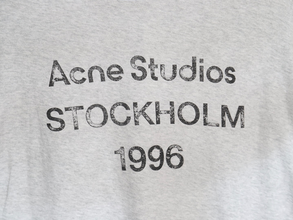 Acne studios 1996 sandblasted distressed washed long-sleeved T-shirt TSK2