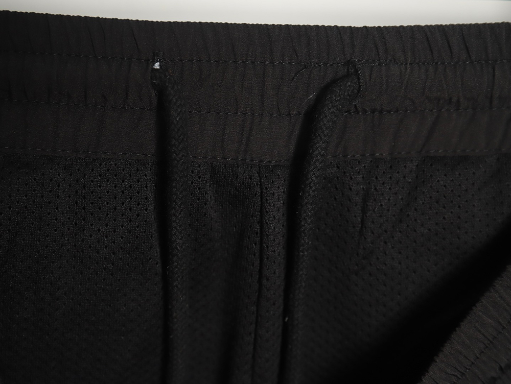 Balenciaga 3B embroidered all-black sports suit trousers