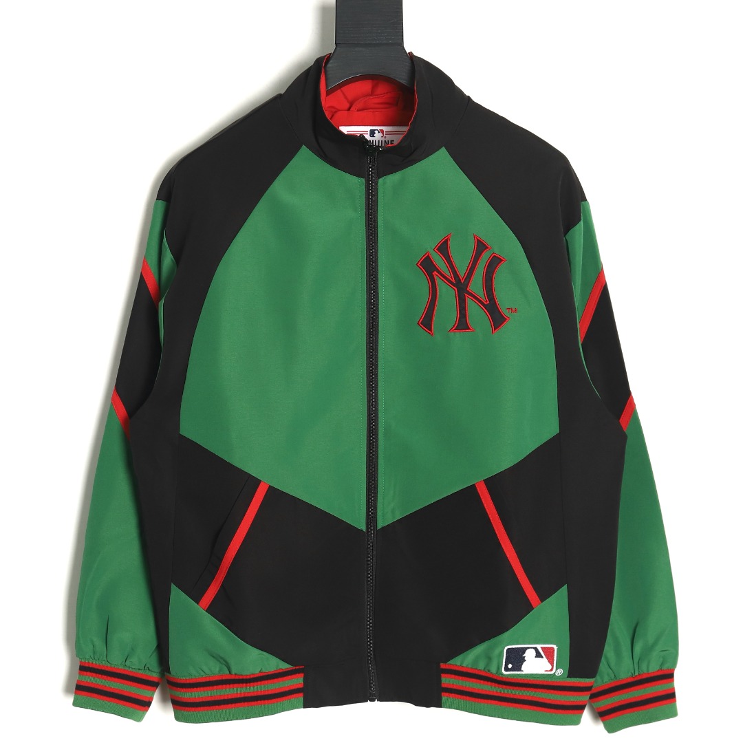 MLB & Supreme co-brand Colorblock Jacket TSK1