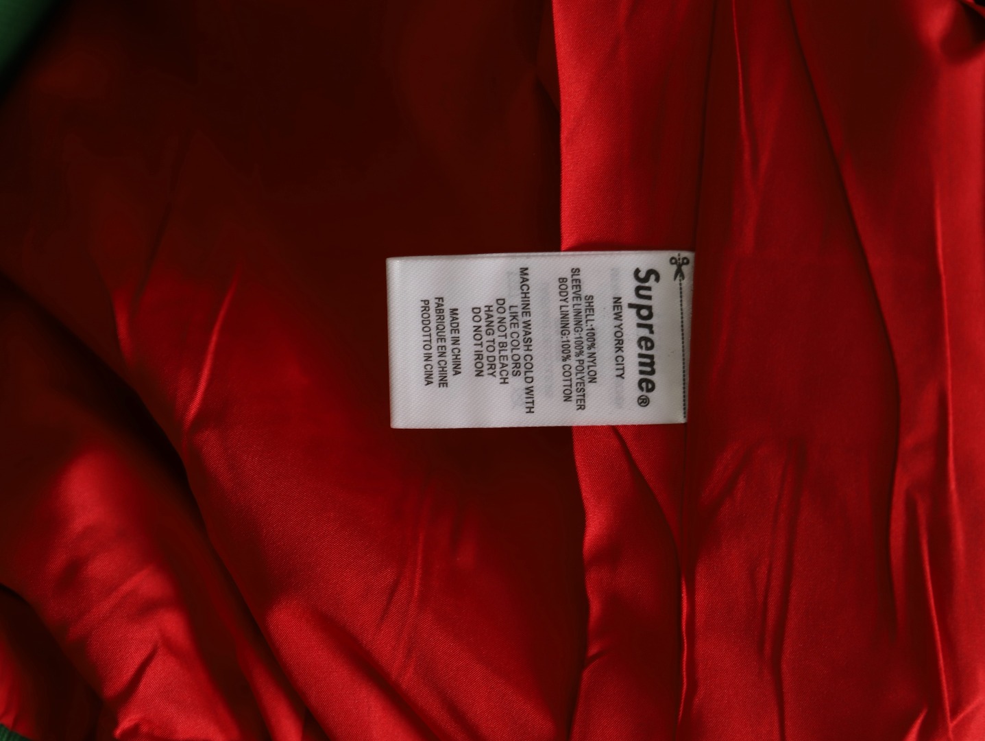 MLB & Supreme co-brand Colorblock Jacket TSK1