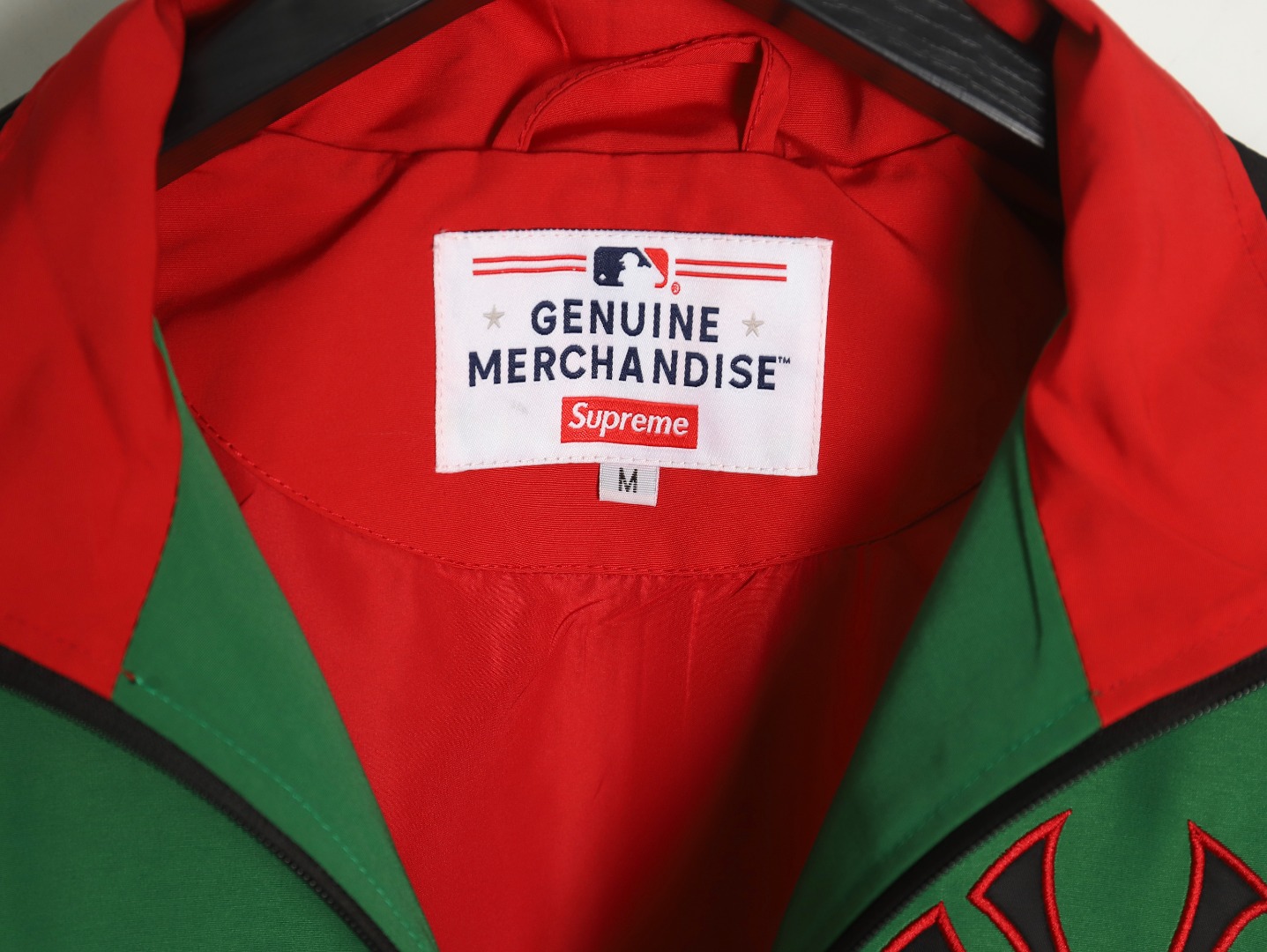 MLB & Supreme co-brand Colorblock Jacket TSK1