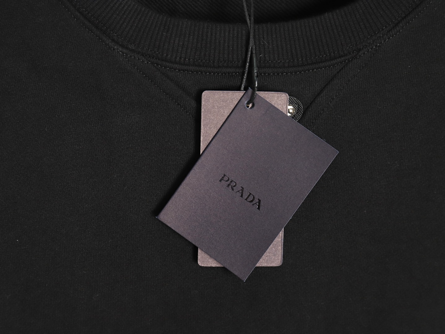 Prada Triangle Logo Crewneck Sweatshirt TSK1