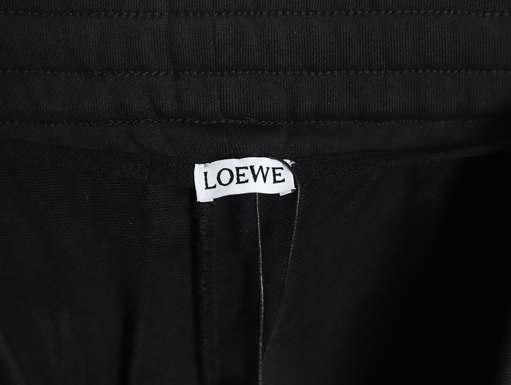 Loewe embroidered colorblock logo cotton sweatpants