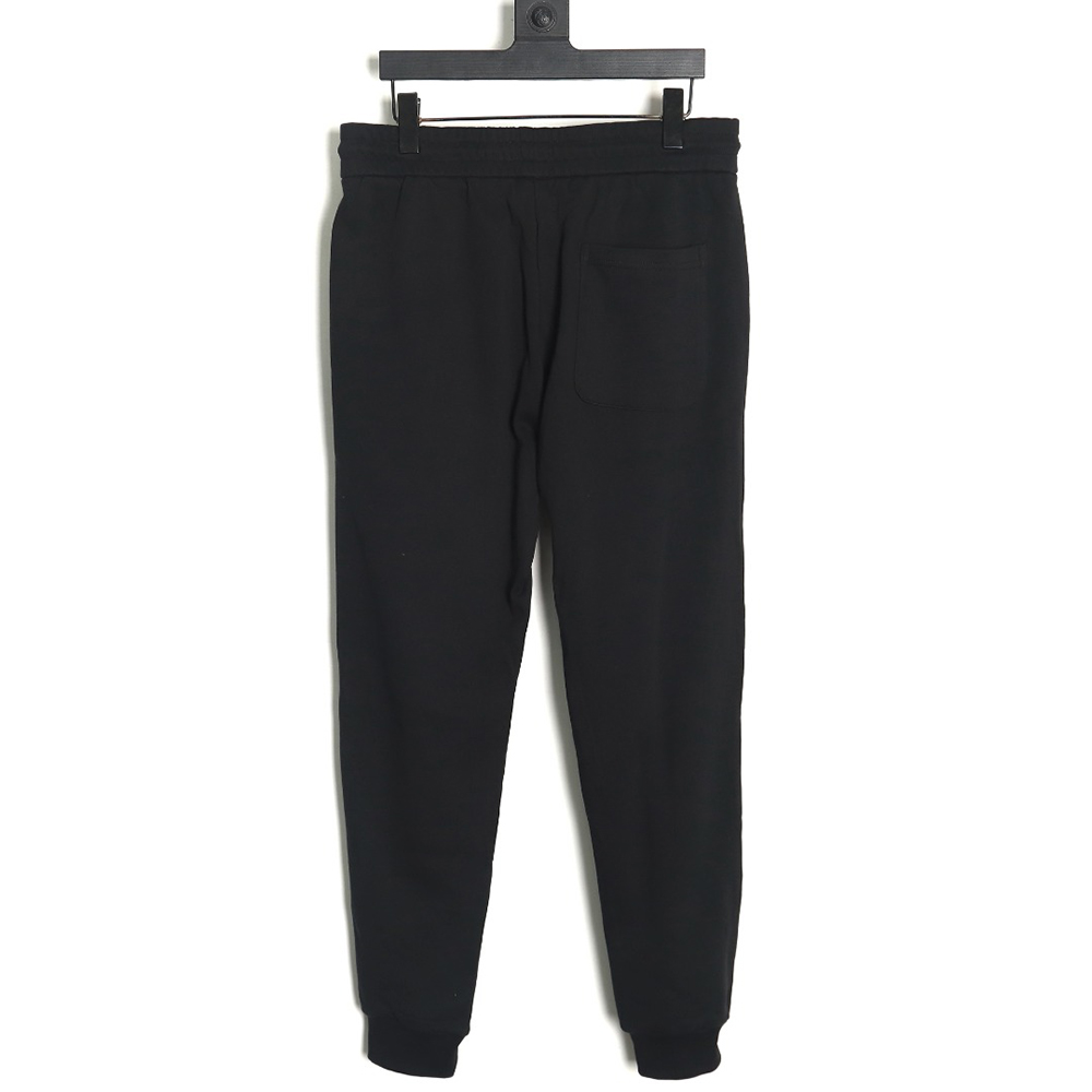 Loewe embroidered colorblock logo cotton sweatpants