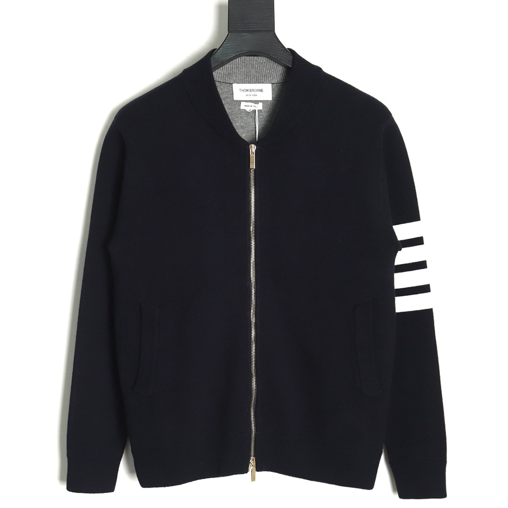 Thom Browne Crab Zip Baseball Jacket TSK1