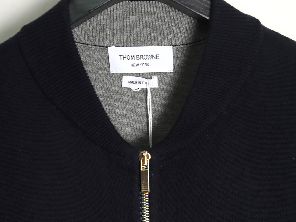 Thom Browne Crab Zip Baseball Jacket TSK1