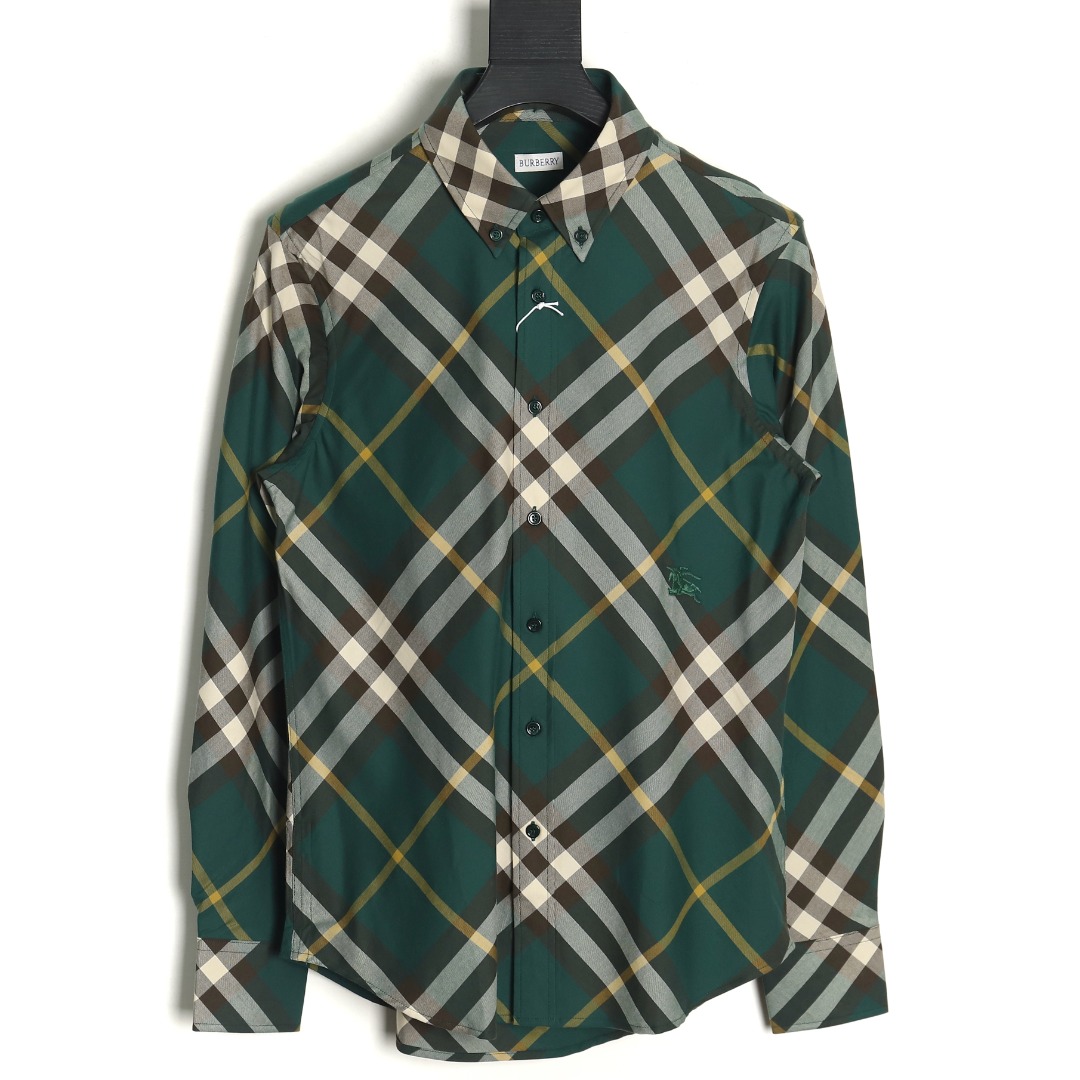 Burberry Large Check Cotton Shirt TSK1