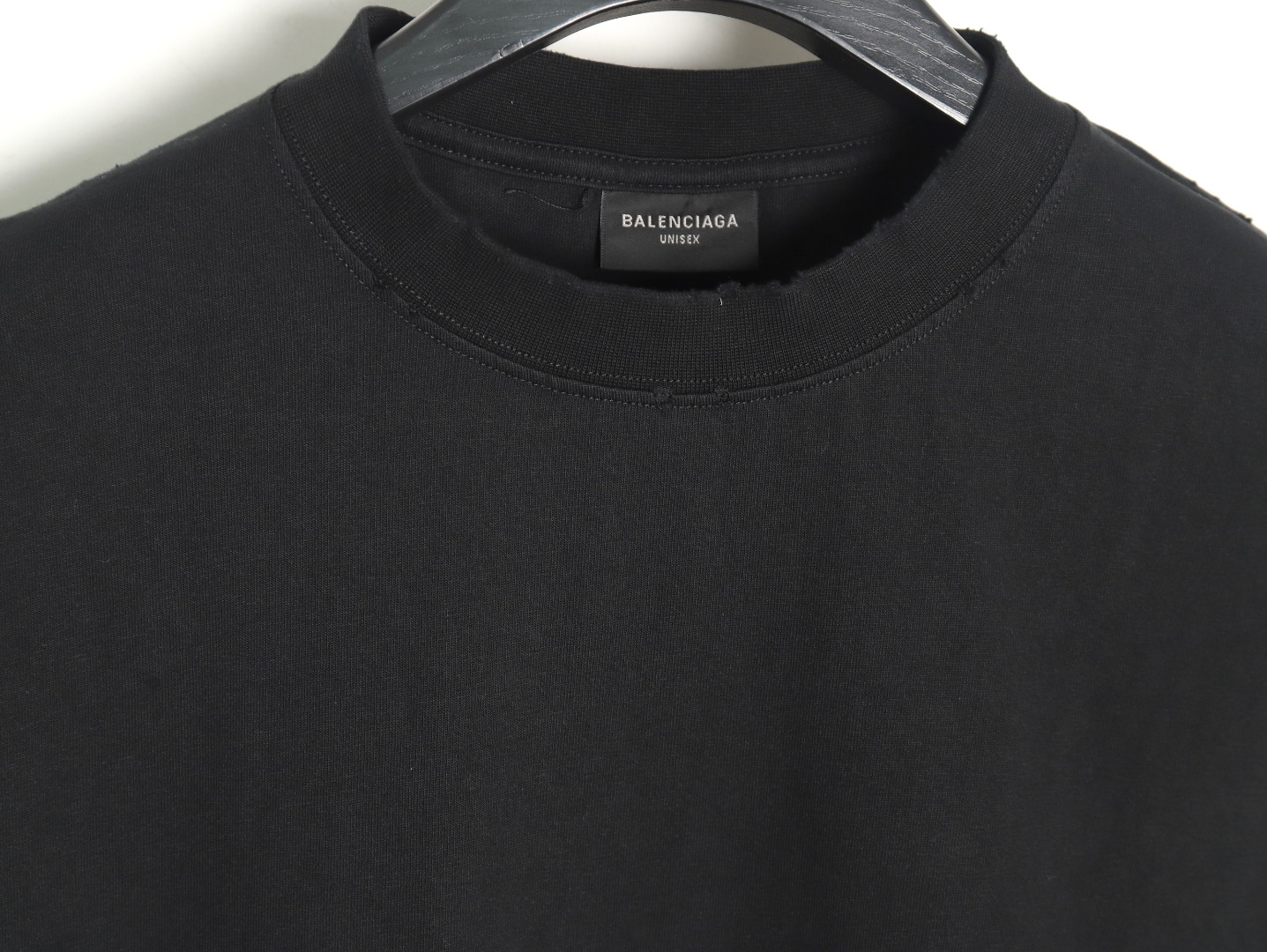 Balenciaga Cracked reverse letter print short sleeves