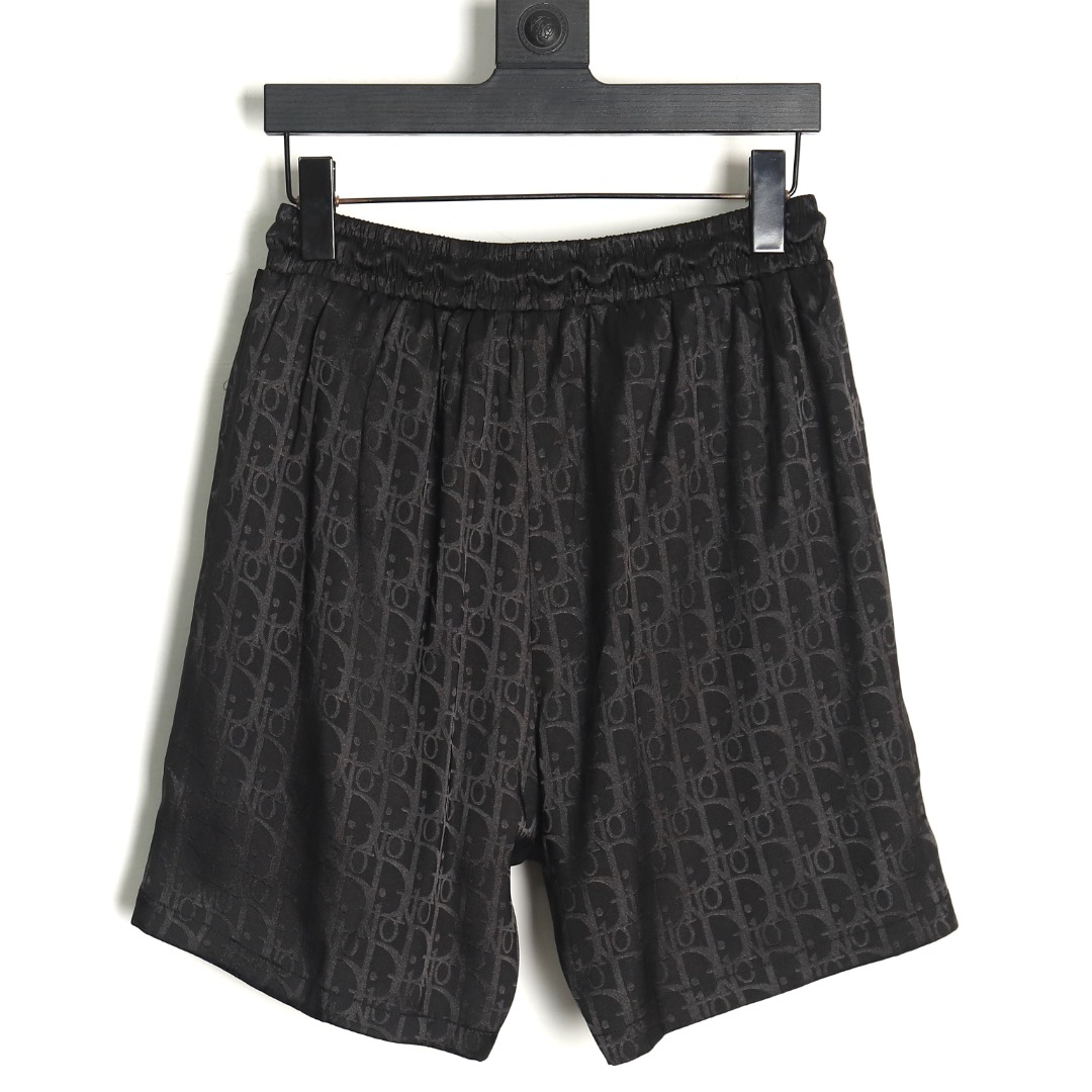 Dior old flower pattern jacquard beach shorts TSK1