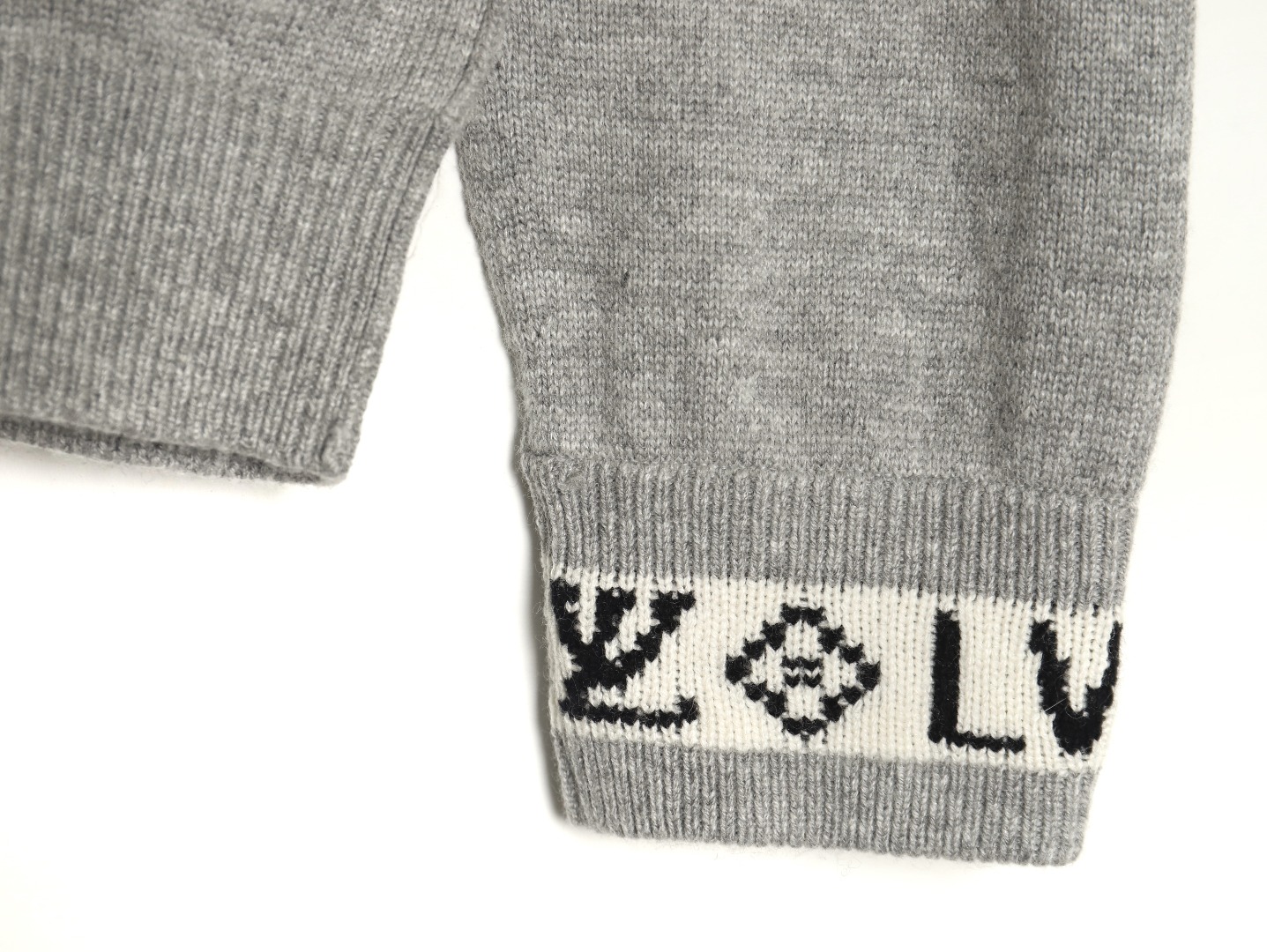 Louis Vuitton jacquard cuff sweater