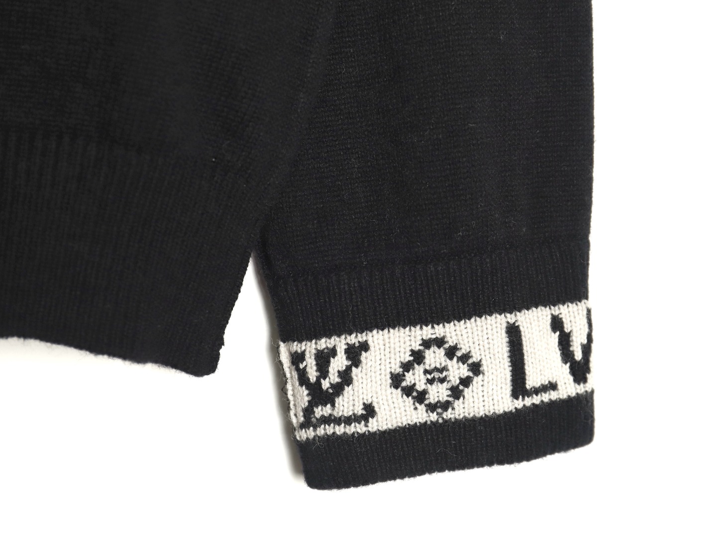 Louis Vuitton jacquard cuff sweater TSK1