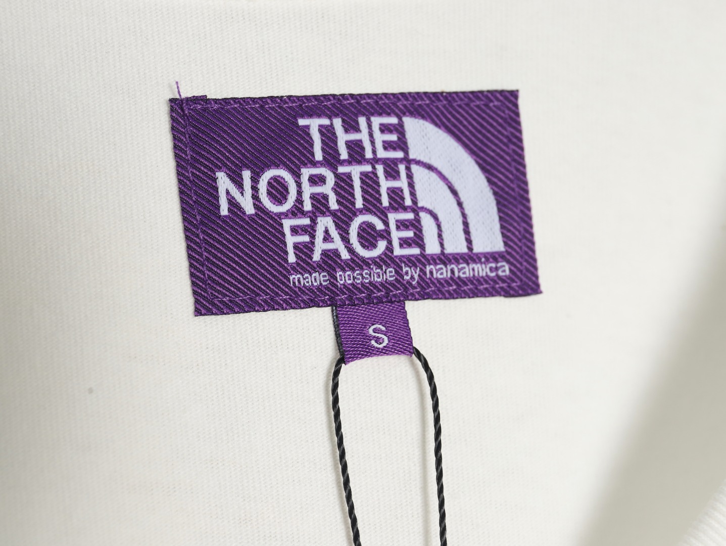 The North Face Purple Logo Embroidered Long Sleeve T-Shirt