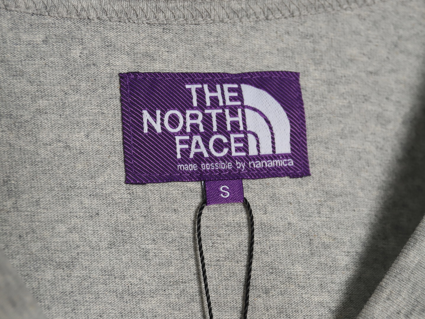 The North Face Purple Logo Embroidered Long Sleeve T-Shirt TSK1