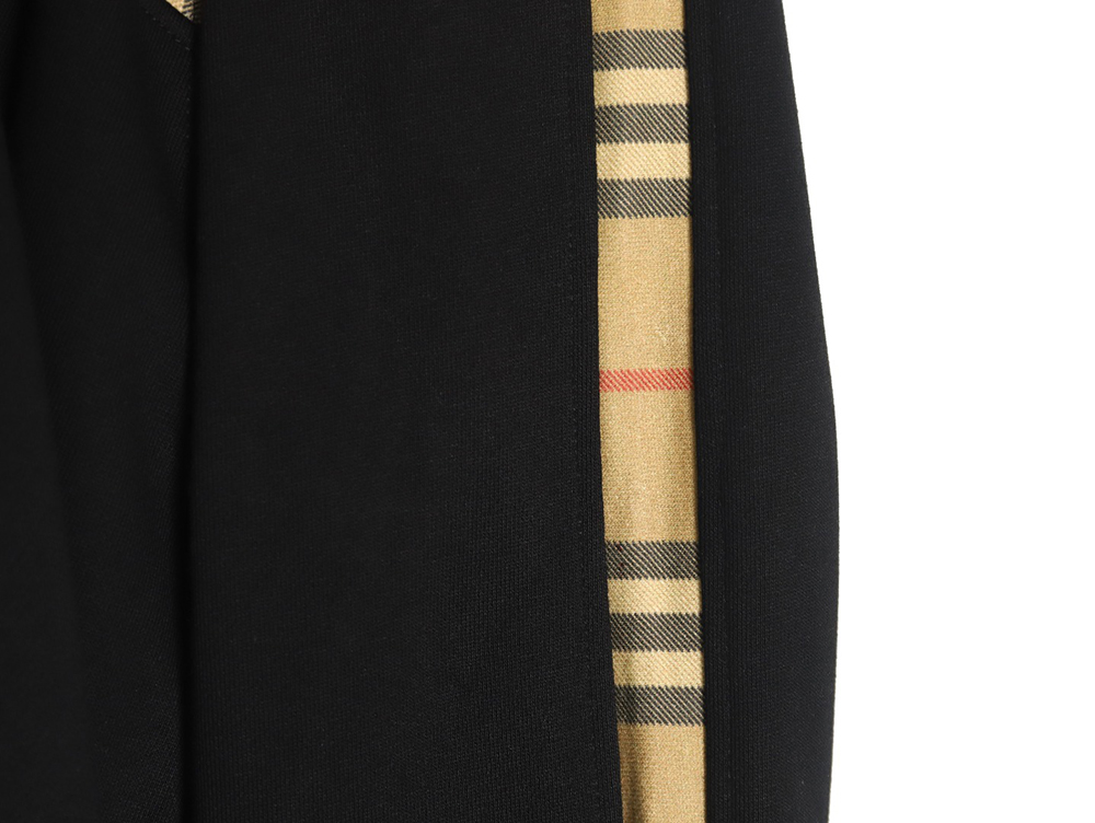 Burberry Check Web Chest Crew Neck Sweatshirt