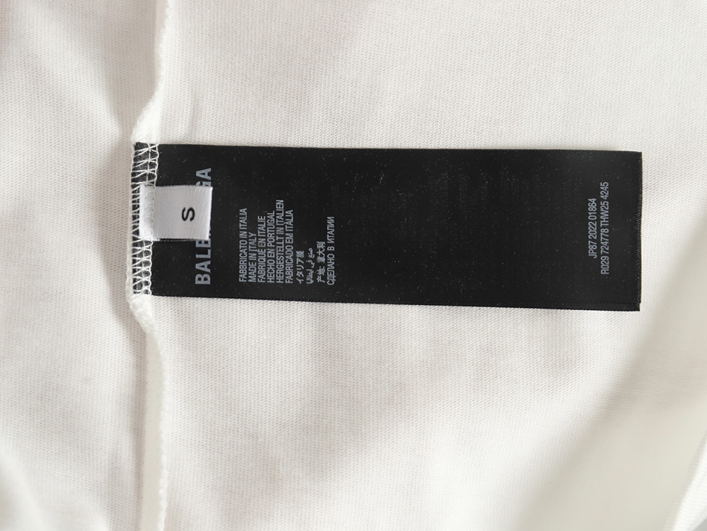 Balenciaga 3B embroidered logo long-sleeved T-shirt