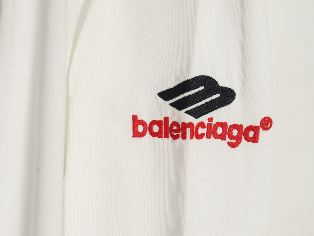 Balenciaga 3B embroidered logo long-sleeved T-shirt