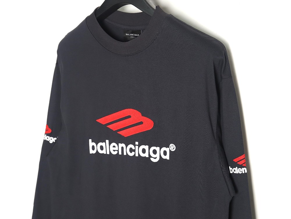 Balenciaga 3B embroidered logo long-sleeved T-shirt TSK1