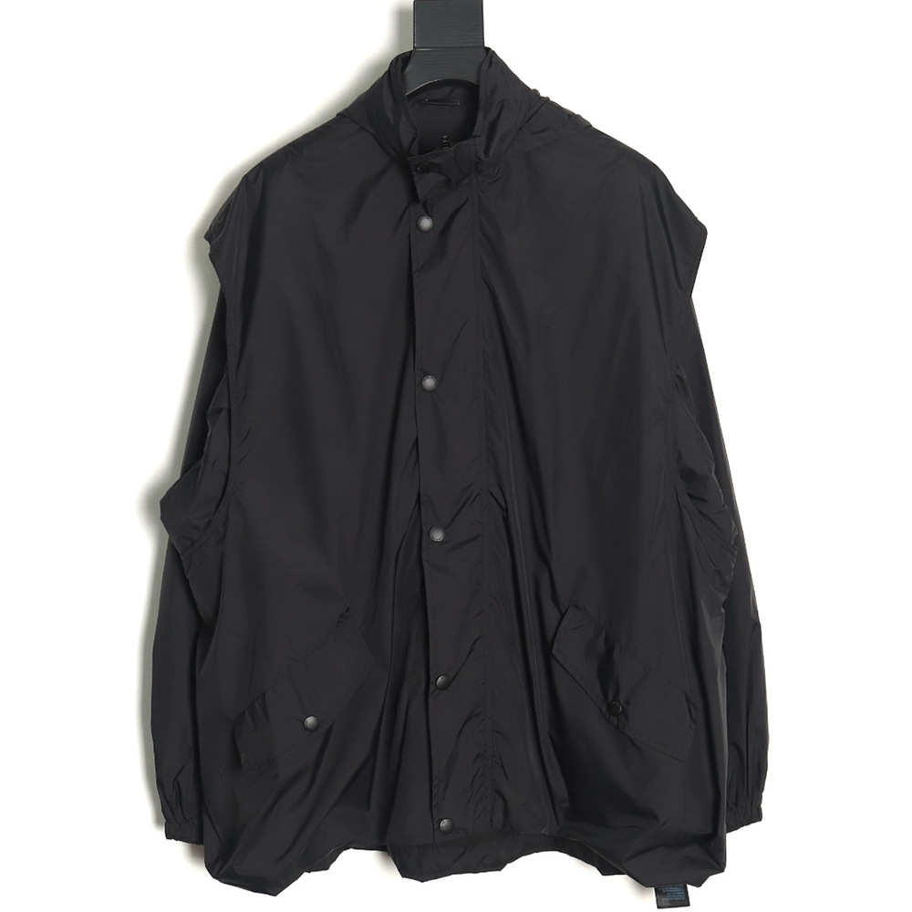 Balenciaga Oversized carcass jacket with detachable sleeves