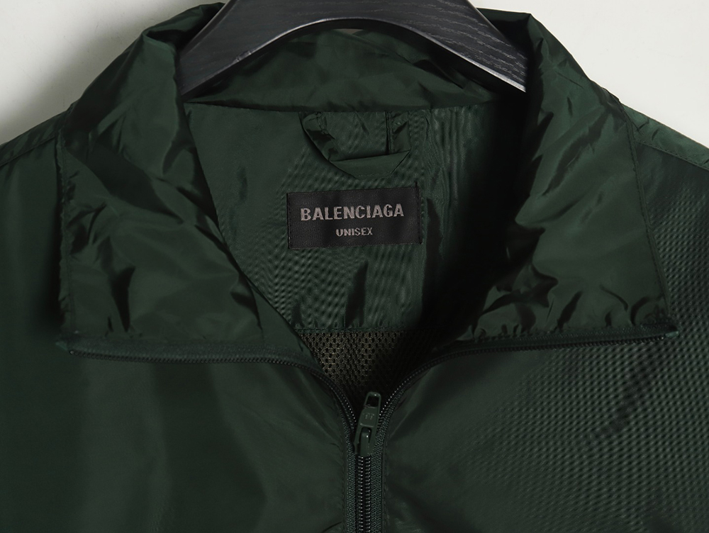 Balenciaga patchwork slogan windbreaker jacket TSK1