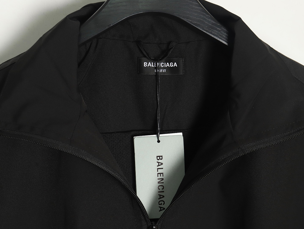 Balenciaga patchwork slogan windbreaker jacket TSK2