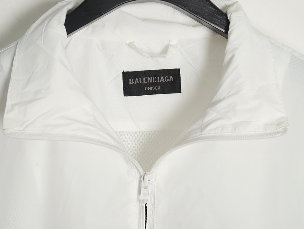 Balenciaga patchwork slogan windbreaker jacket TSK3