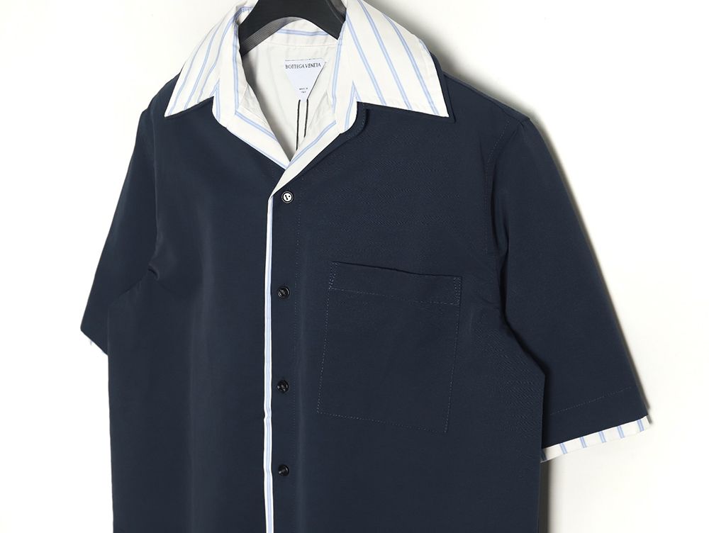 Bottega Veneta Fake Two-Piece Short-Sleeve Shirt