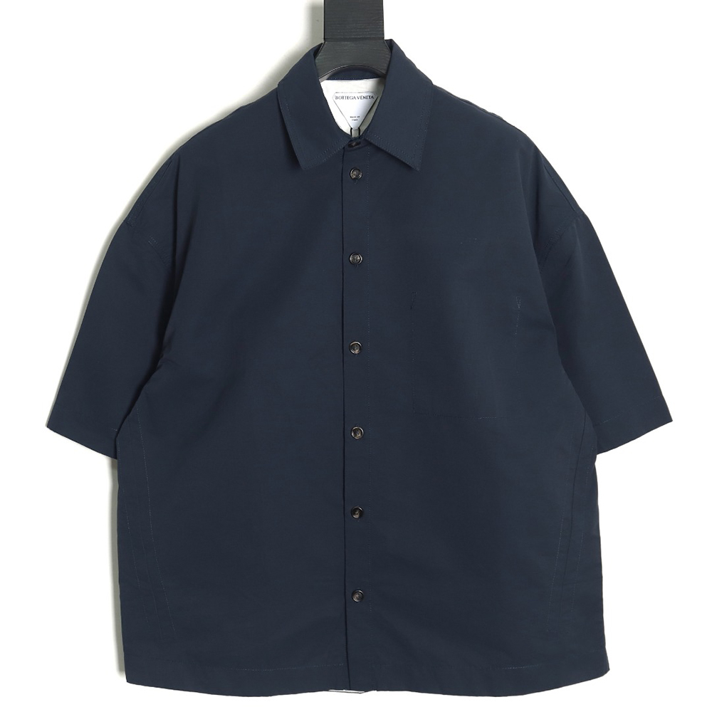 Bottega Veneta woven short-sleeved shirt TSK1