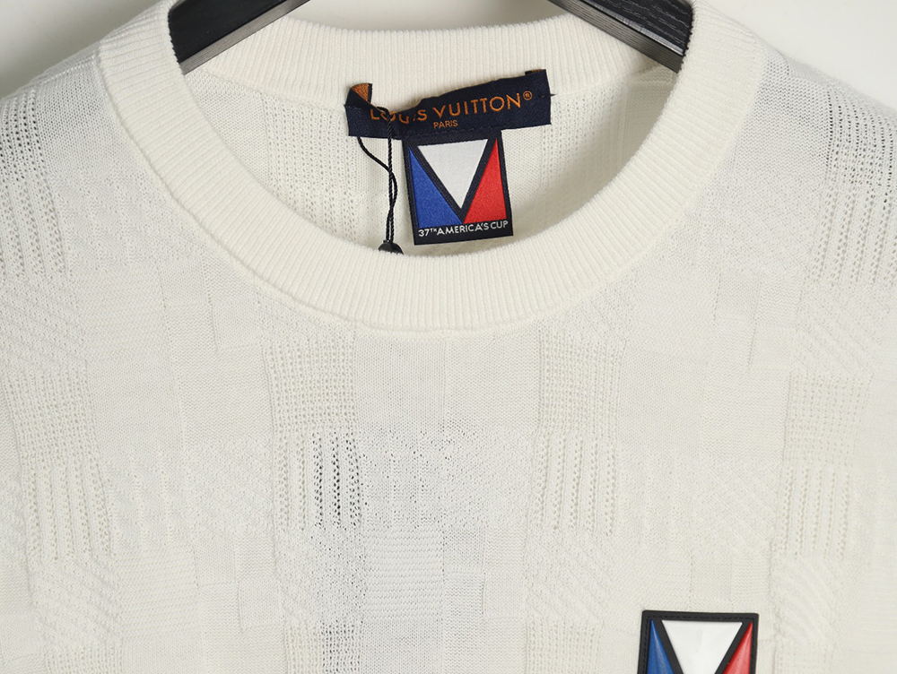 Louis Vuitton America's Cup jacquard knit short sleeve