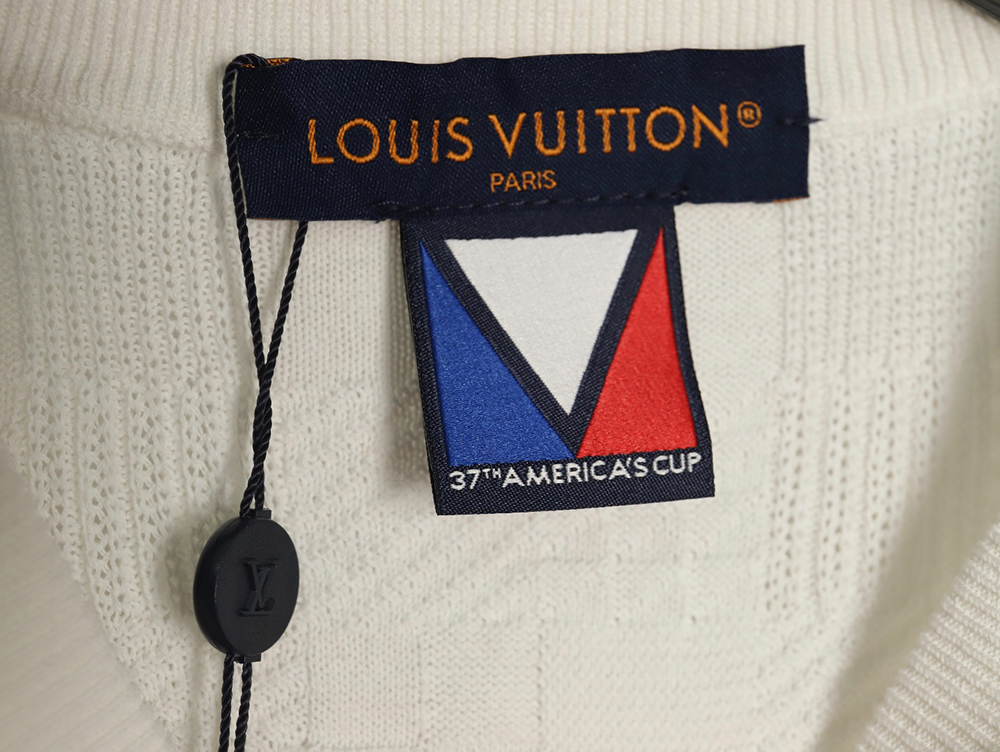 Louis Vuitton America's Cup jacquard knit short sleeve