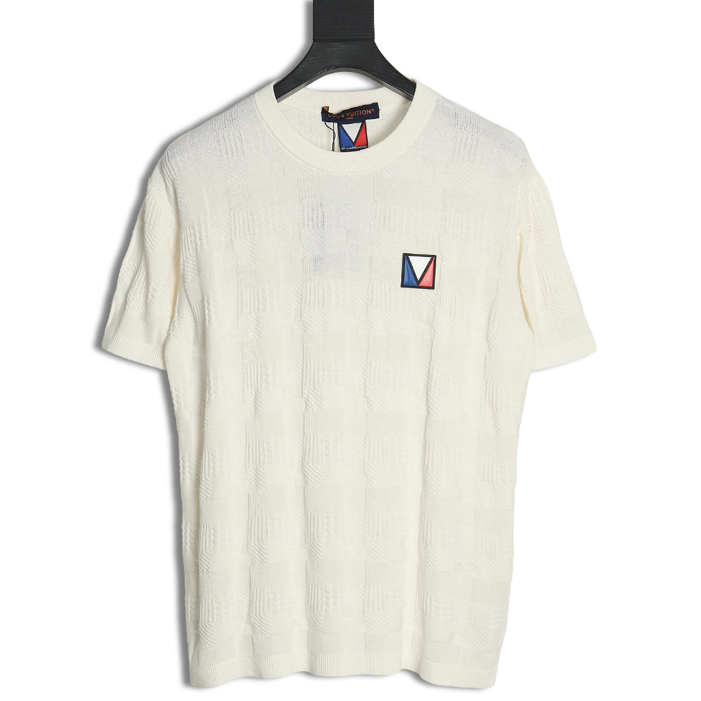 Louis Vuitton America's Cup jacquard knit short sleeve