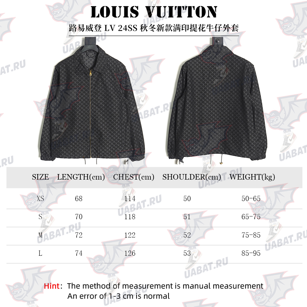 Louis Vuitton All Over Print Jacquard Coat Casual Jacket