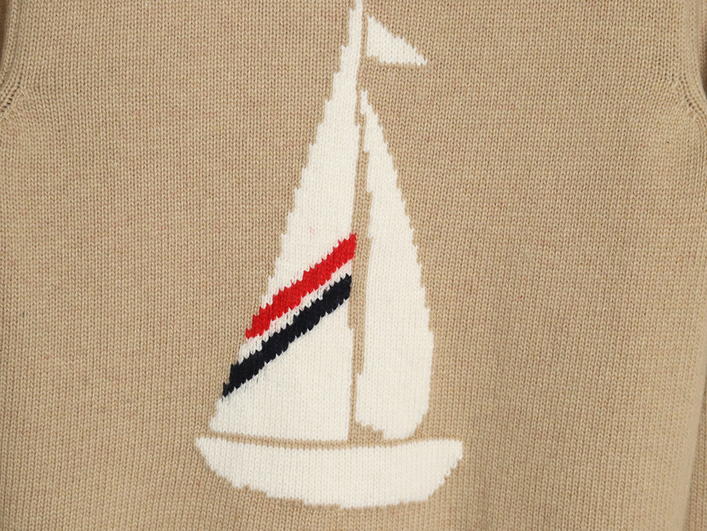 Thom Browne Sailboat Australian Wool Hooded Jacket