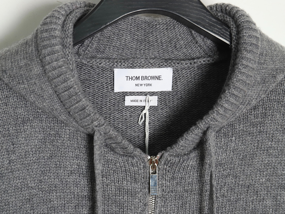 Thom Browne Sailboat Australian Wool Hooded Jacket TSK1