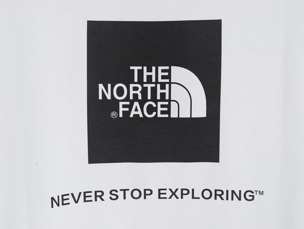 The North Face co-branded square logo print short-sleeved