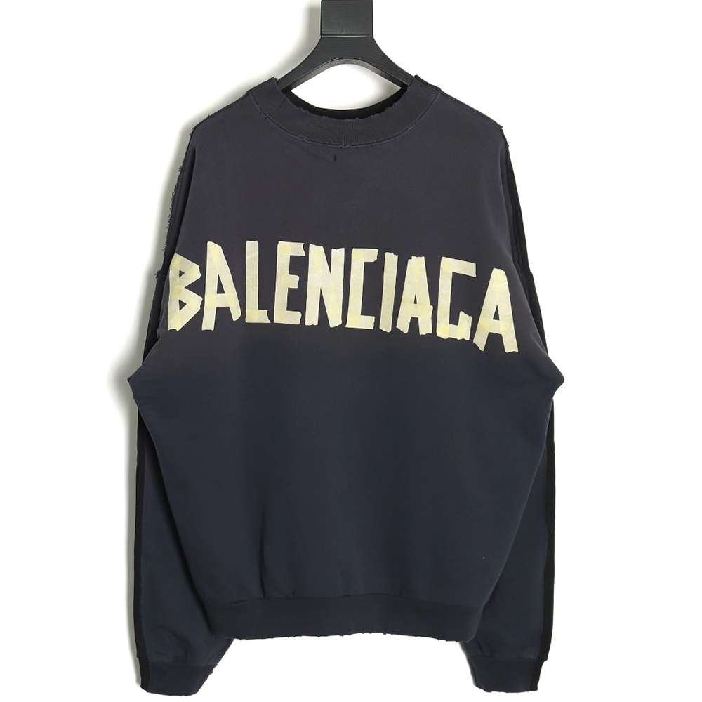 Balenciaga 3M double-sided crew neck sweatshirt